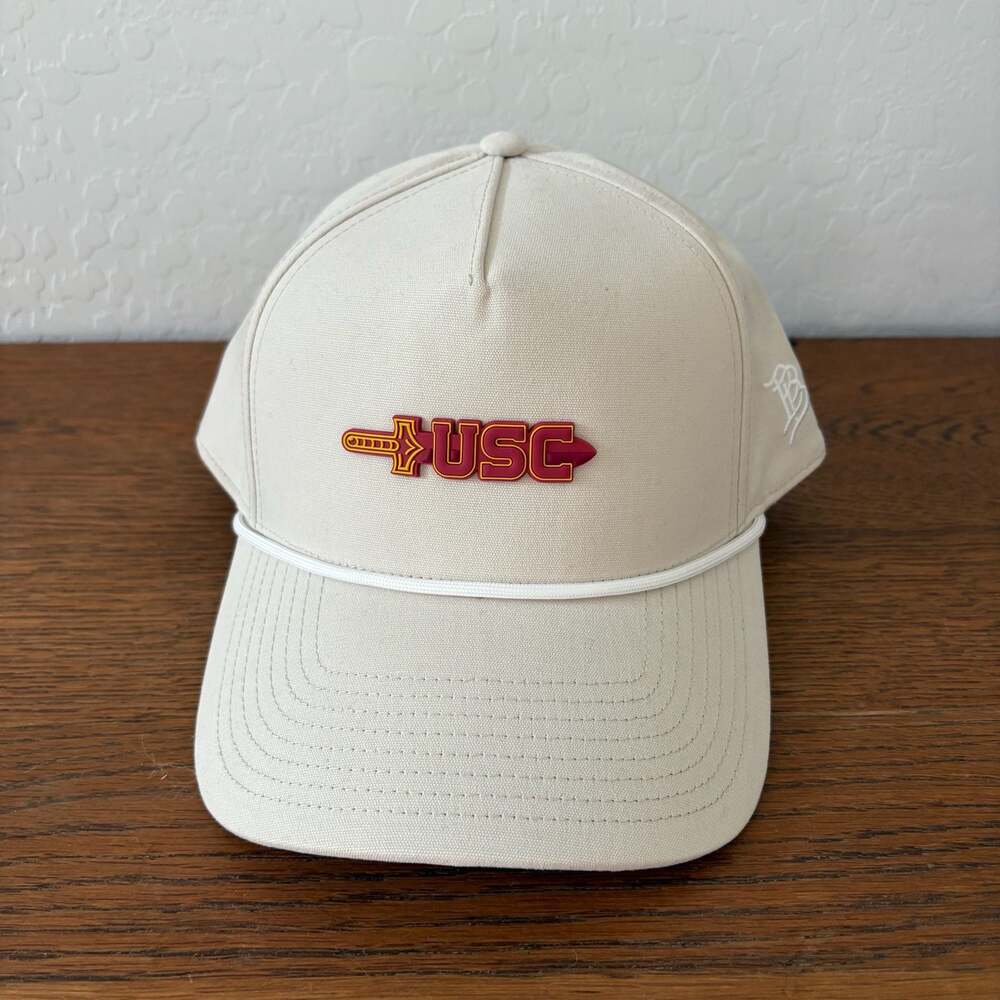 Branded Bills USC Trojans Rope Snapback Hat Cream